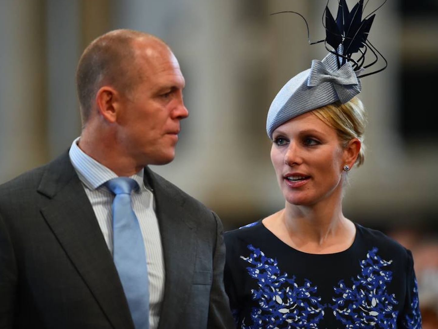 Mike Tindall y Zara Phillips. (Getty)