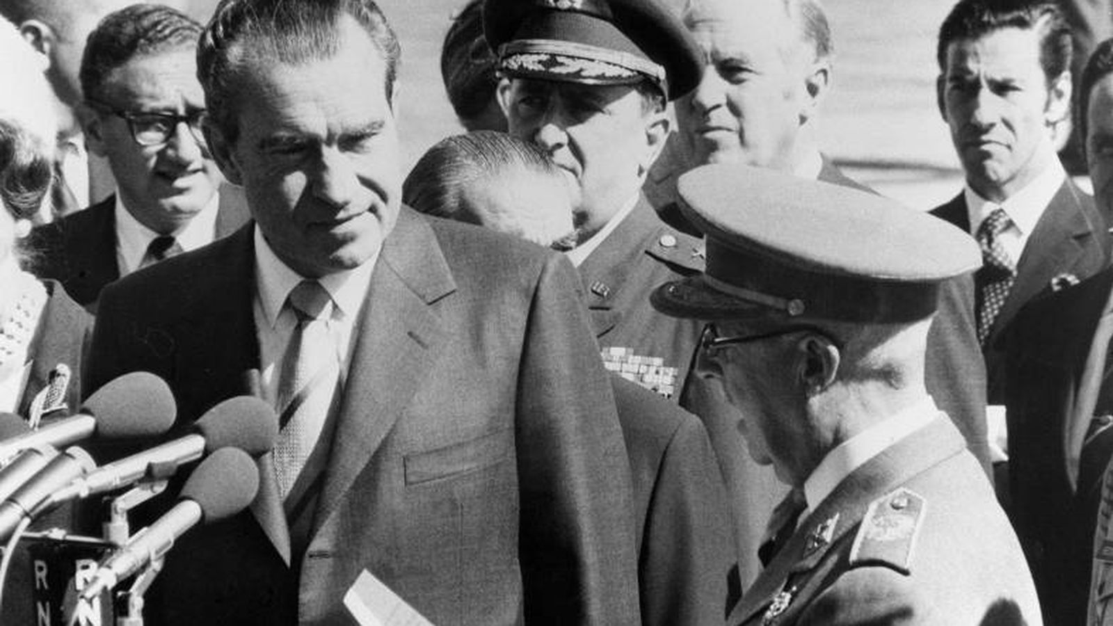 Foto: El presidente de los Estados Unidos de América, Richard Nixon, en visita oficial en España. (EFE)
