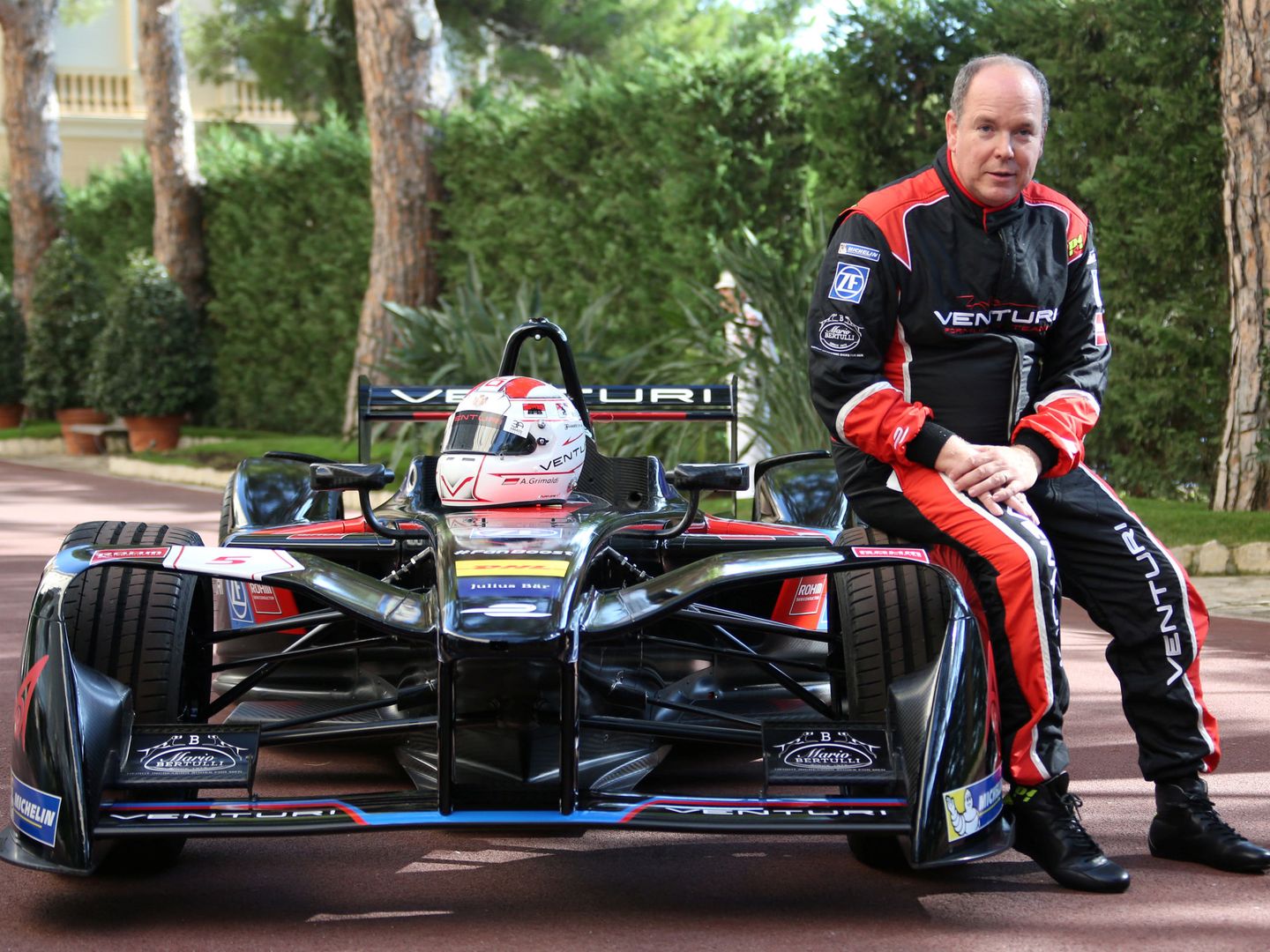 Alberto de Mónaco, en la presentación de la temporada de Fórmula E. (Reuters)