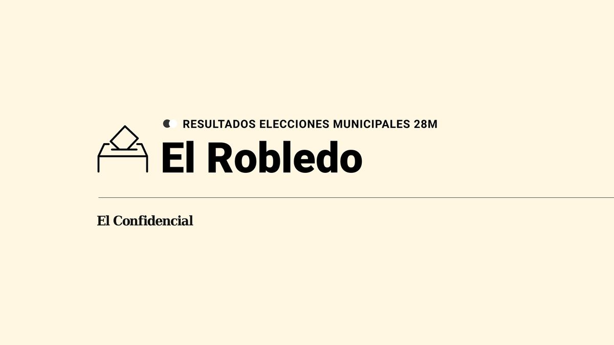 Resultados y ganador en El Robledo durante las elecciones del 28-M, escrutinio en directo