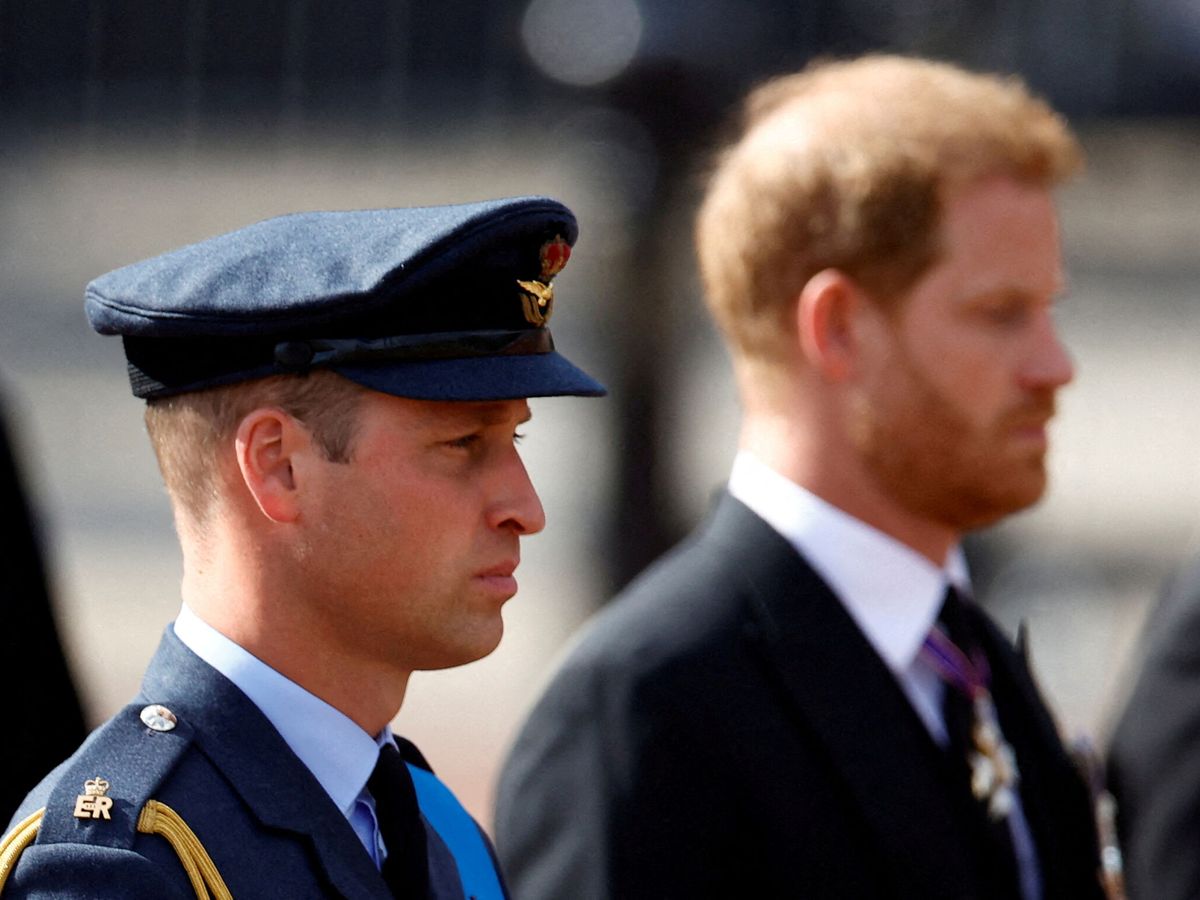 Foto: El príncipe de Gales y el duque de Sussex. (Reuters/Sarah Meyssonnier)