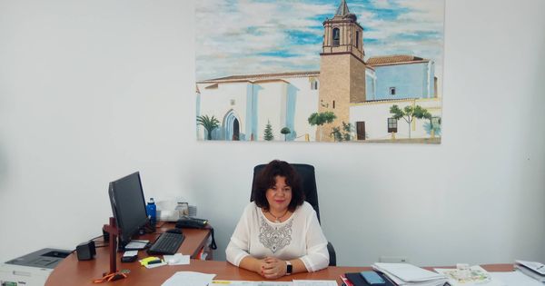 Foto: María Eugenia Moreno, la alcaldesa del PP de Huévar del Aljarafe. (I. Morillo)