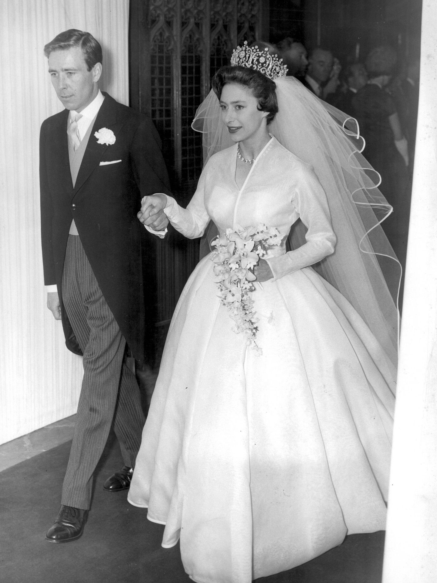 La boda de la princesa Margarita y Anthony Armstrong-Jones. (Cordon Press)