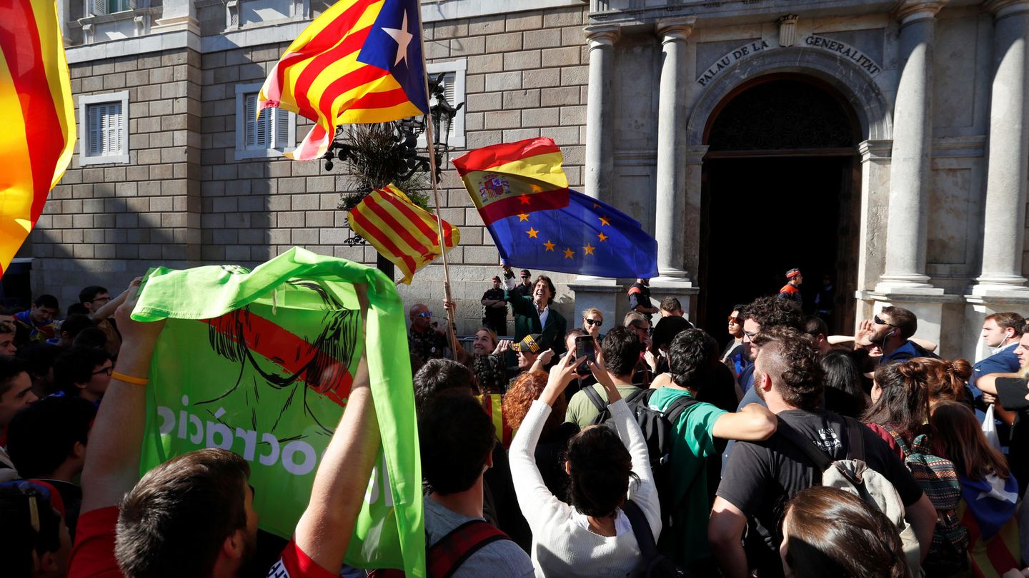 Alvaro de Marichalar, en el Palau de la Generalitat. (Reuters)