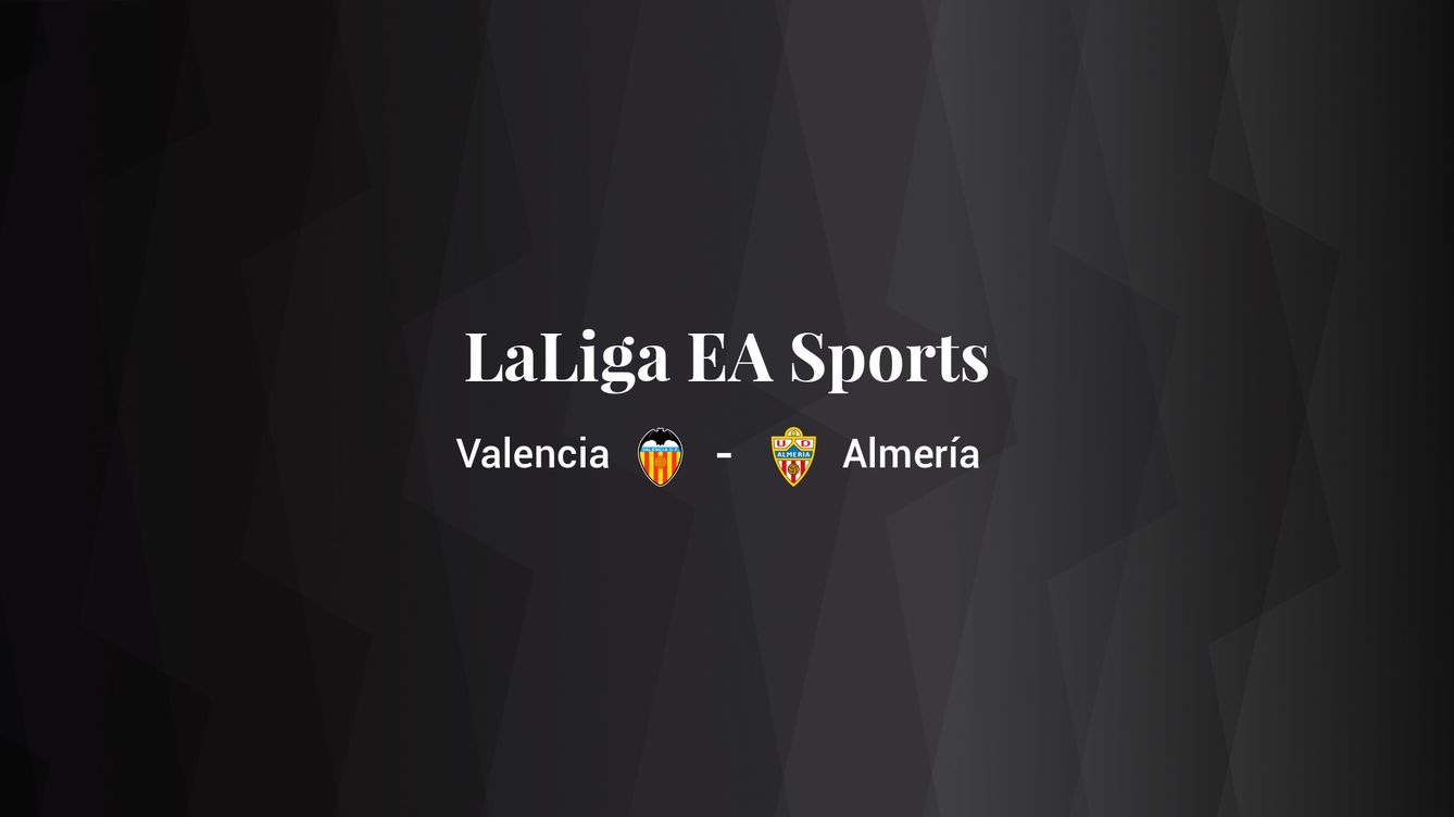 Valencia - Almería: resumen, resultado y estadísticas del partido de LaLiga EA Sports