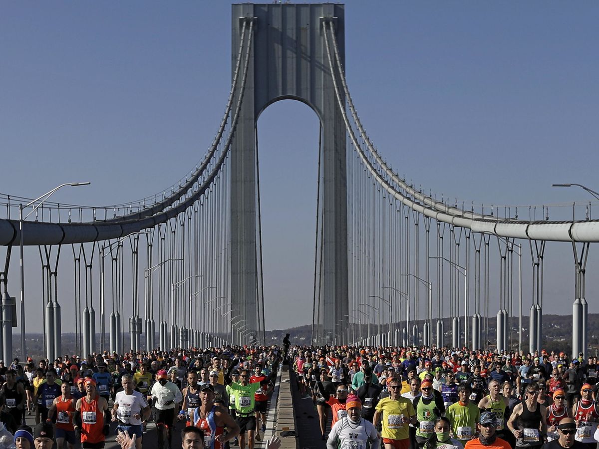 Foto: Correr la Maratón de Nueva York es uno de los sueños de miles de atletas cada año (EFE EPA/Peter Foley)