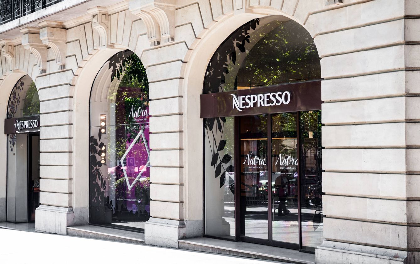 Boutique de Nespresso en París. (iStock)