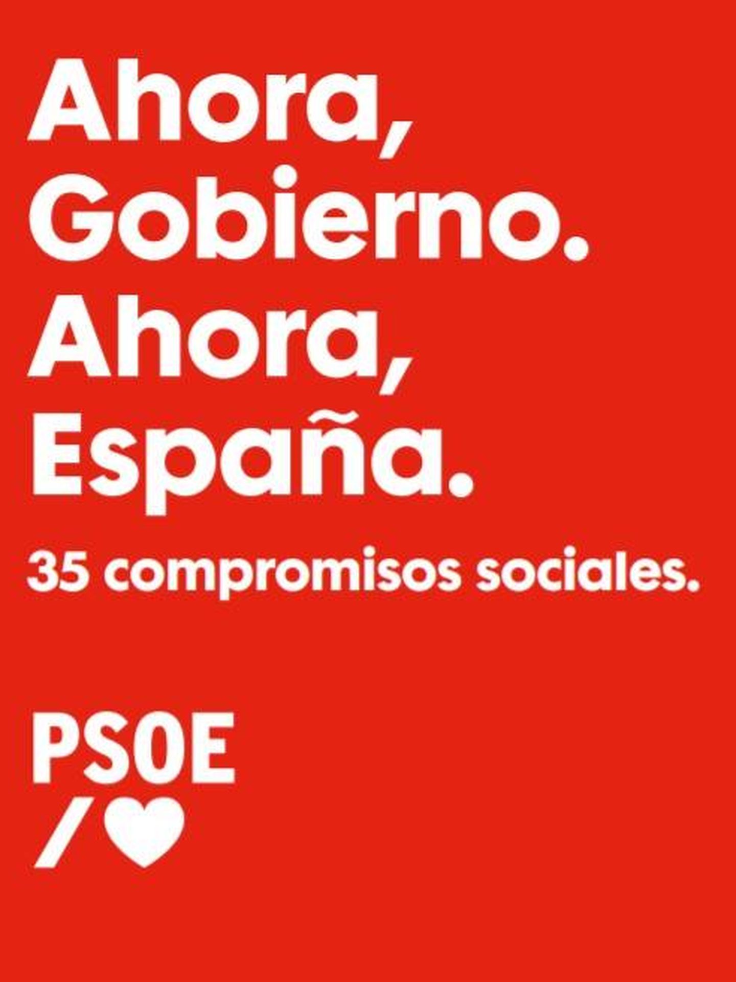 Consulte aquí en PDF el avance del programa electoral del PSOE para las generales del 10-N. 