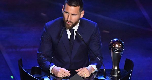 Foto: Messi, en la gala de la FIFA de The Best. (Reuters)