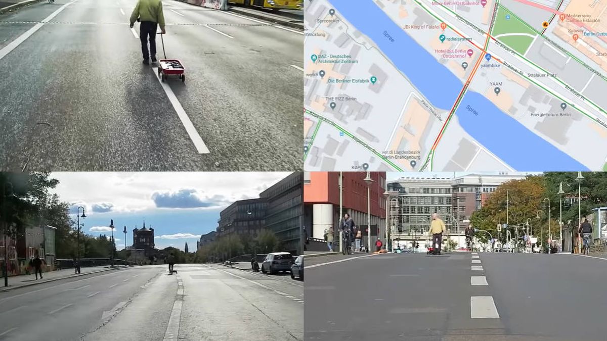 99 móviles y un carrito: así puedes 'trolear' a Google Maps creando atascos falsos