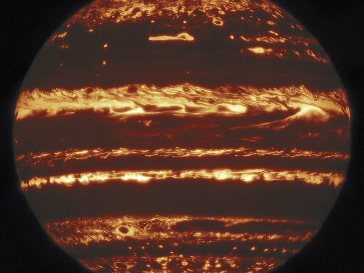 Foto: Imagen de Júpiter (EFE/EPA/International Gemini Observatory/NOIRLab/NSF/AURA M.H. Wong)