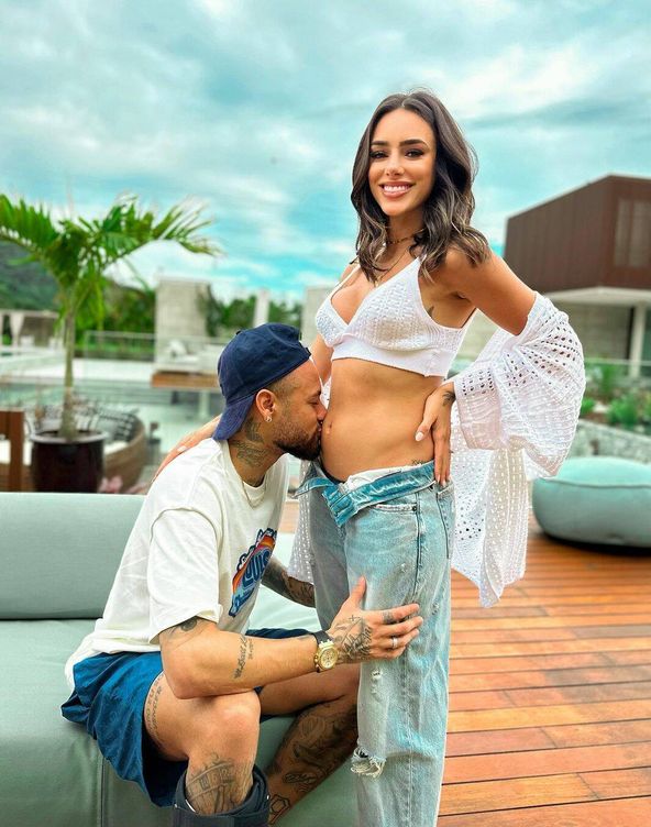 Neymar y su novia, Bruna Biancardi. (Instagram/@neymarjr)