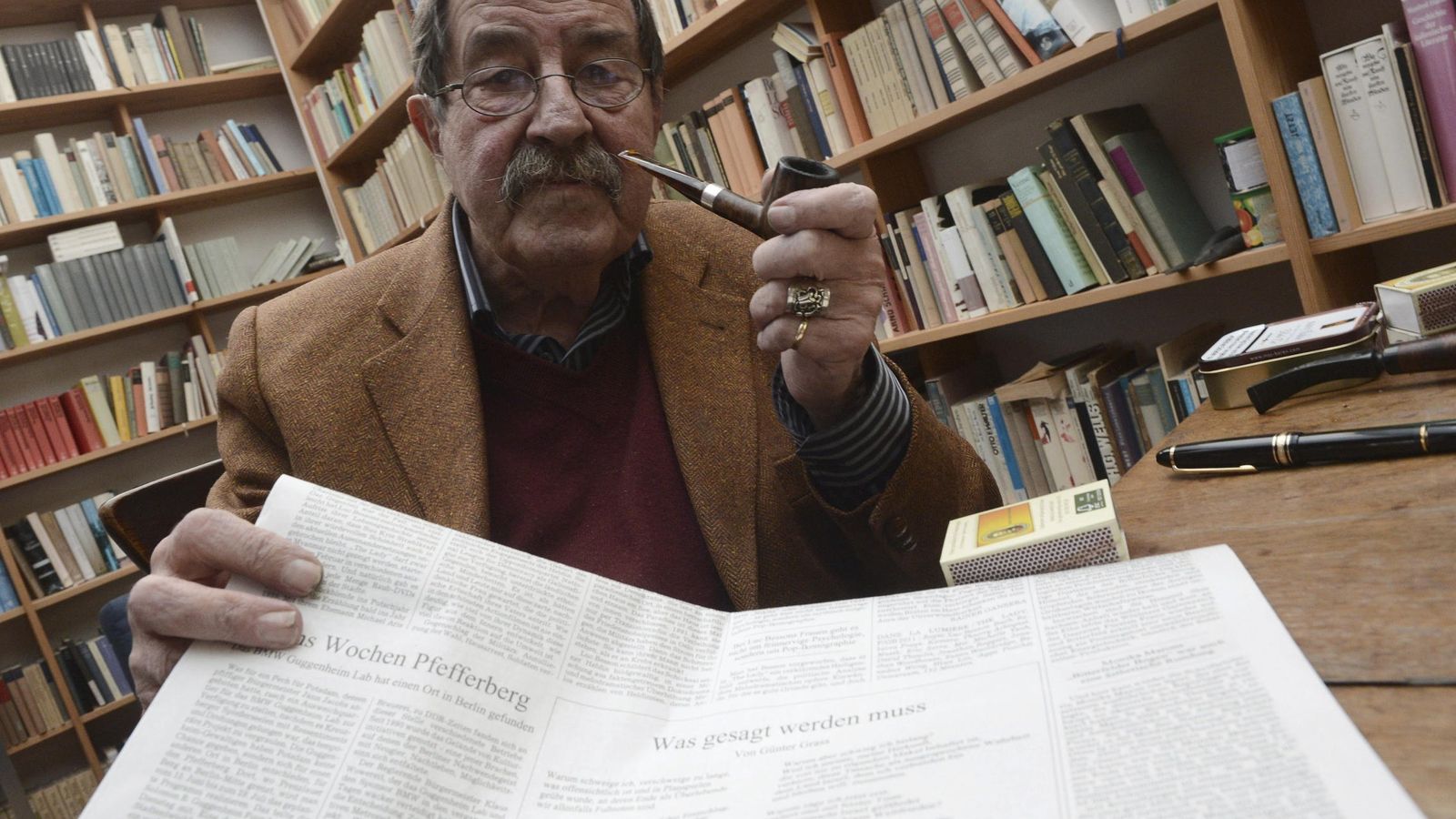 Foto: El escritor alemán Günter Grass. (EFE)
