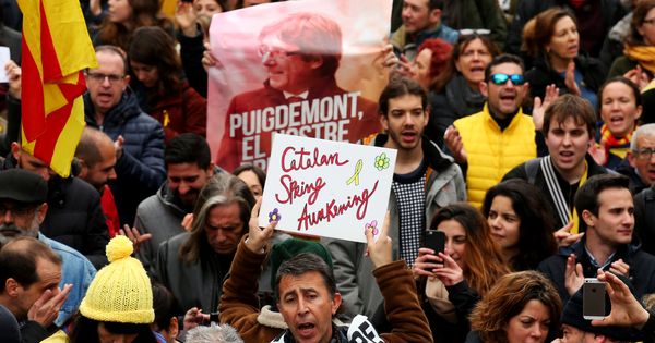 Foto: Manifestación de este sábado en Barcelona. 
