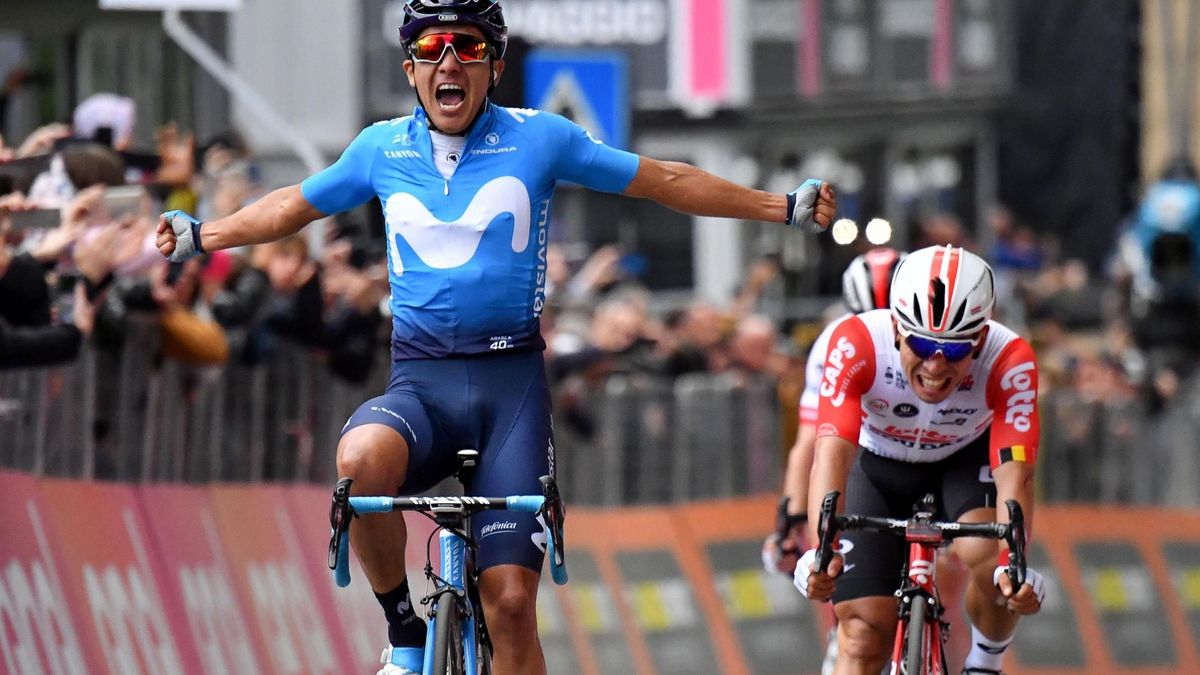 Mikel Landa se lo pone difícil mientras Movistar su primera victoria en el Giro