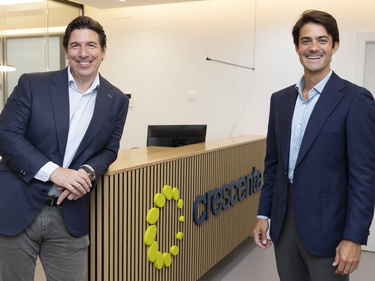 Foto: Eduardo Navarro, presidente de Crescenta (i), y Ramiro Iglesias, CEO (d). (Cedida)