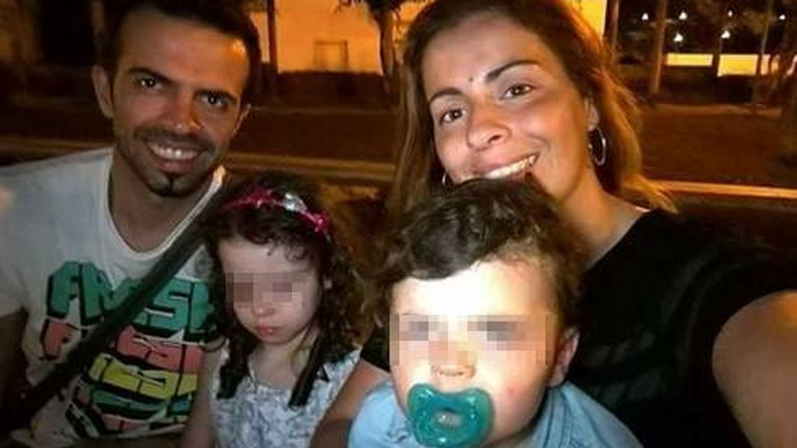 Foto: Sérgio Machado, Lígia Sousa y sus dos hijos murieron en el incendio. (Foto: cmjornal.pt)