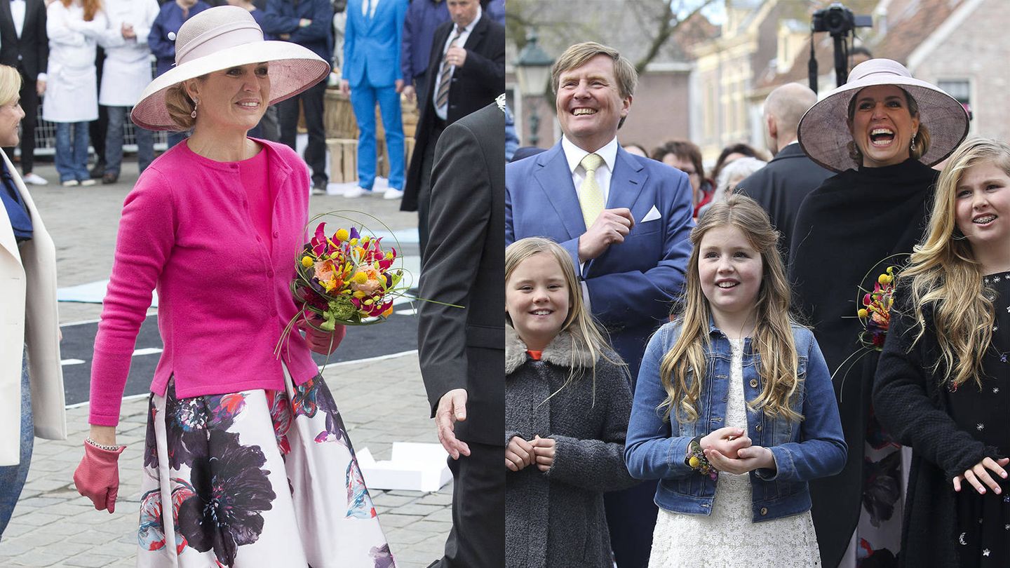 La familia real holandesa, en el Día del Rey de 2016. (Getty / Reuters)