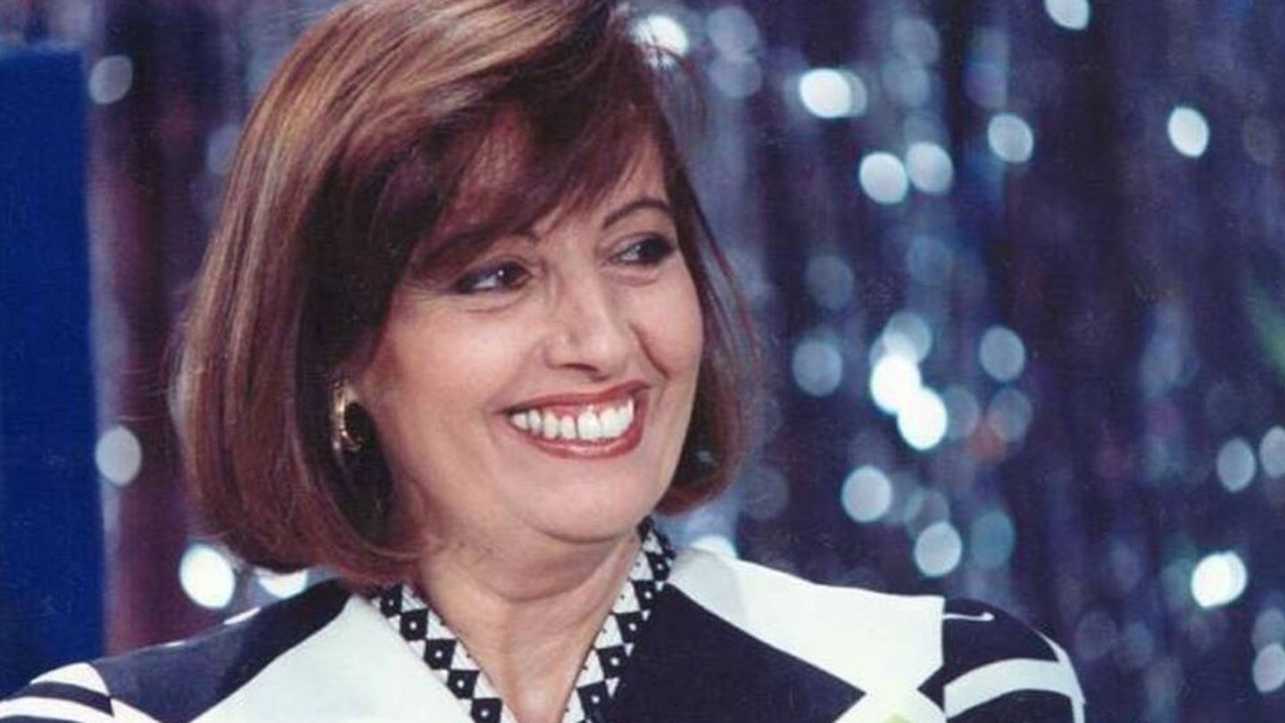 María Teresa Campos, en sus inicios en televisión. (RTVE)