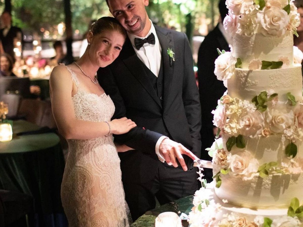 Foto: Sylvia Weinstock fue la experta en decoración de tartas, en la imagen la boda de Jennifer Gates. (Instagram @jenniferkgates)
