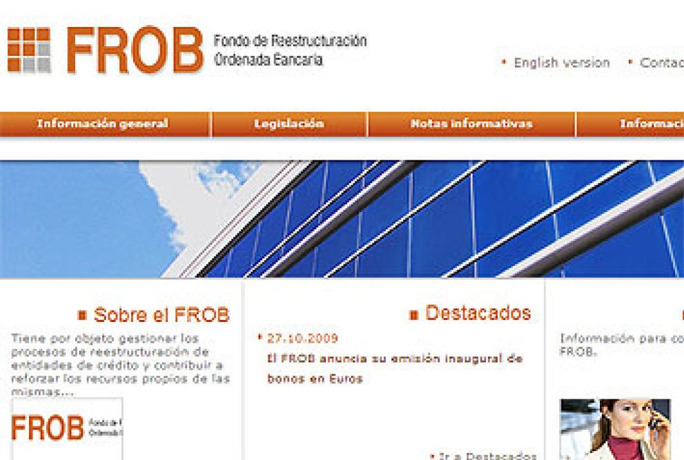 Foto: El FROB abre una web en la que informa de su primera emisión, de hasta 3.000 millones