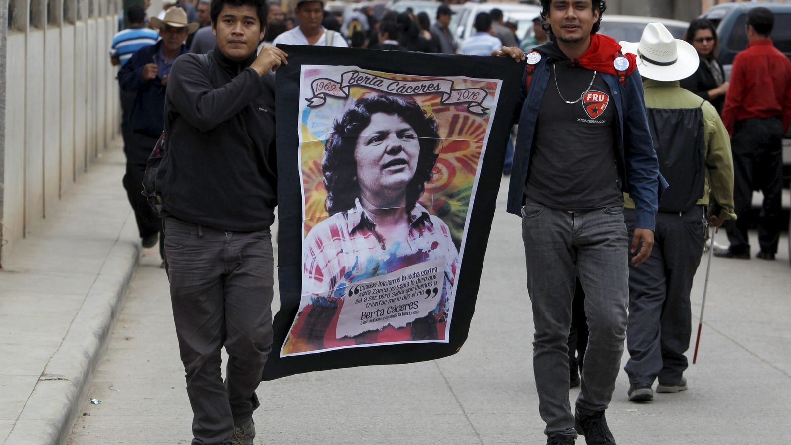 Foto: Marcha en protesta por el asesinato de Berta Cáceres en Tegucigalpa, el 5 de marzo de 2016 (Reuters)