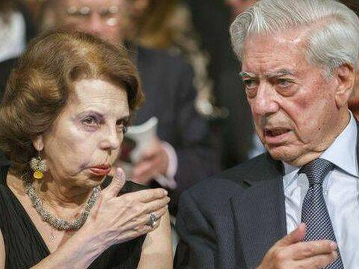 Foto:  Patricia y Mario Vargas Llosa, juntos en un acto cultural. (EFE)