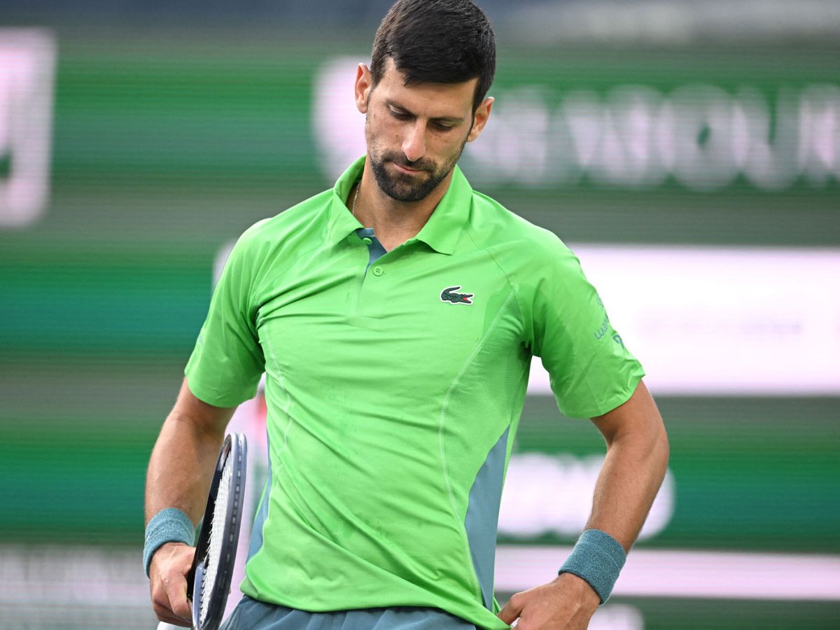 Foto: Djokovic sufrió una inesperada derrota en Indian Wells. (Jonathan Hui/USA TODAY)