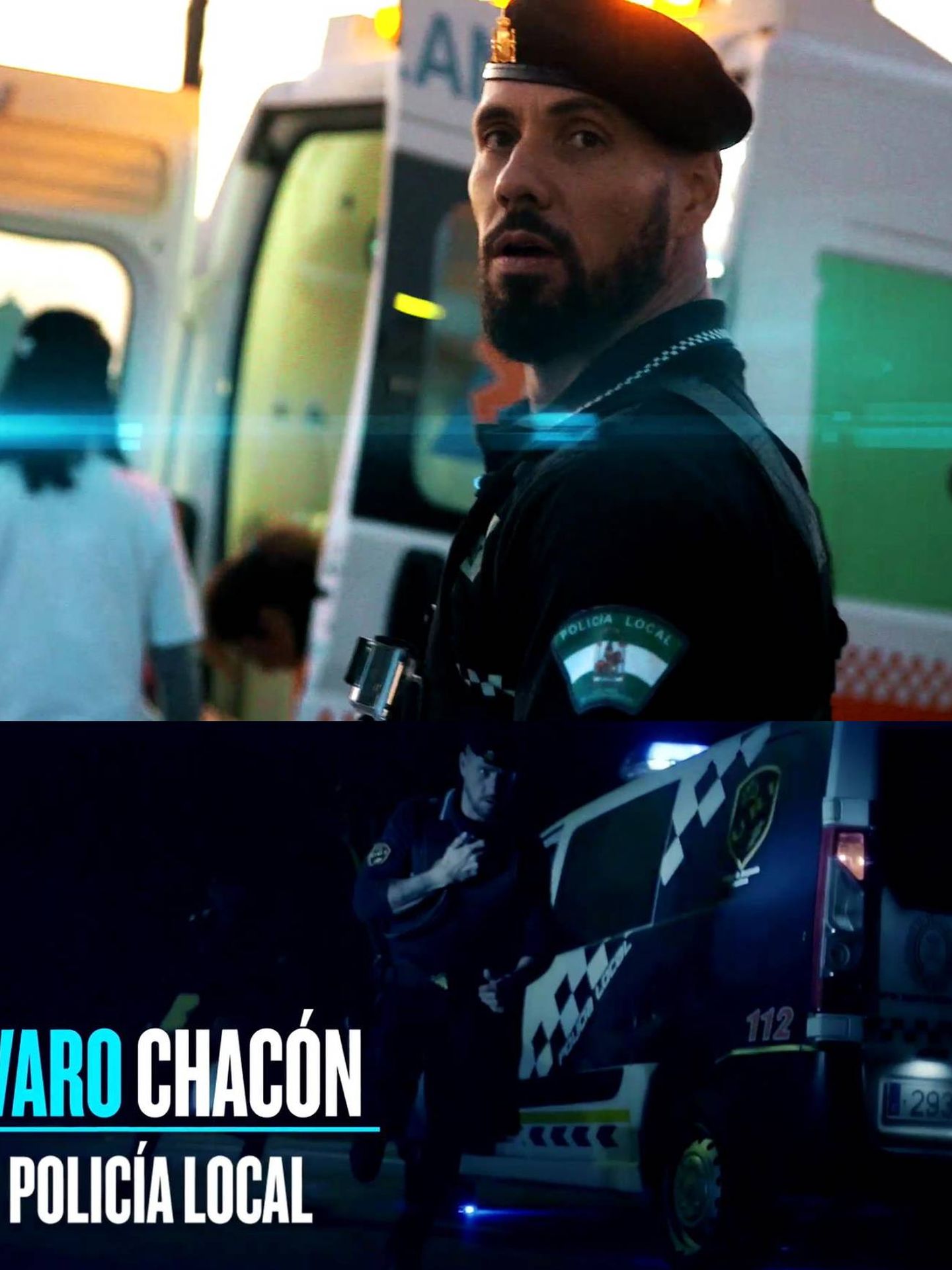 Álvaro Chacón, el policía local de 'Héroes, más allá del deber'.