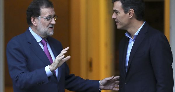 Foto: Mariano Rajoy y Pedro Sánchez, durante su última reunión en La Moncloa, el pasado 6 de julio. (Reuters)