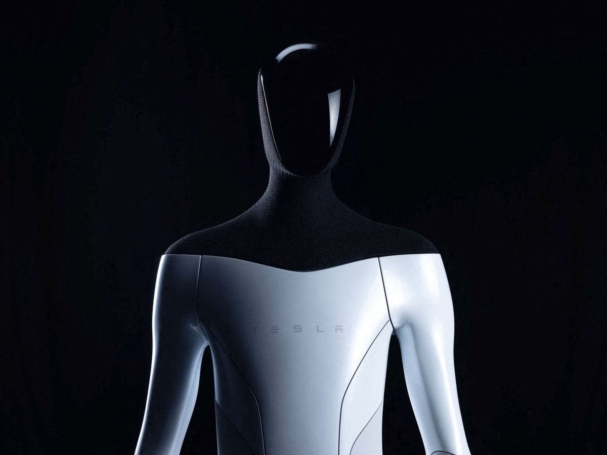Foto: Así es el robot humanoide de Tesla (Reuters/Tesla Inc.)