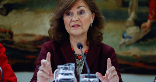 Foto: La vicepresidenta del Gobierno, Carmen Calvo. (EFE)