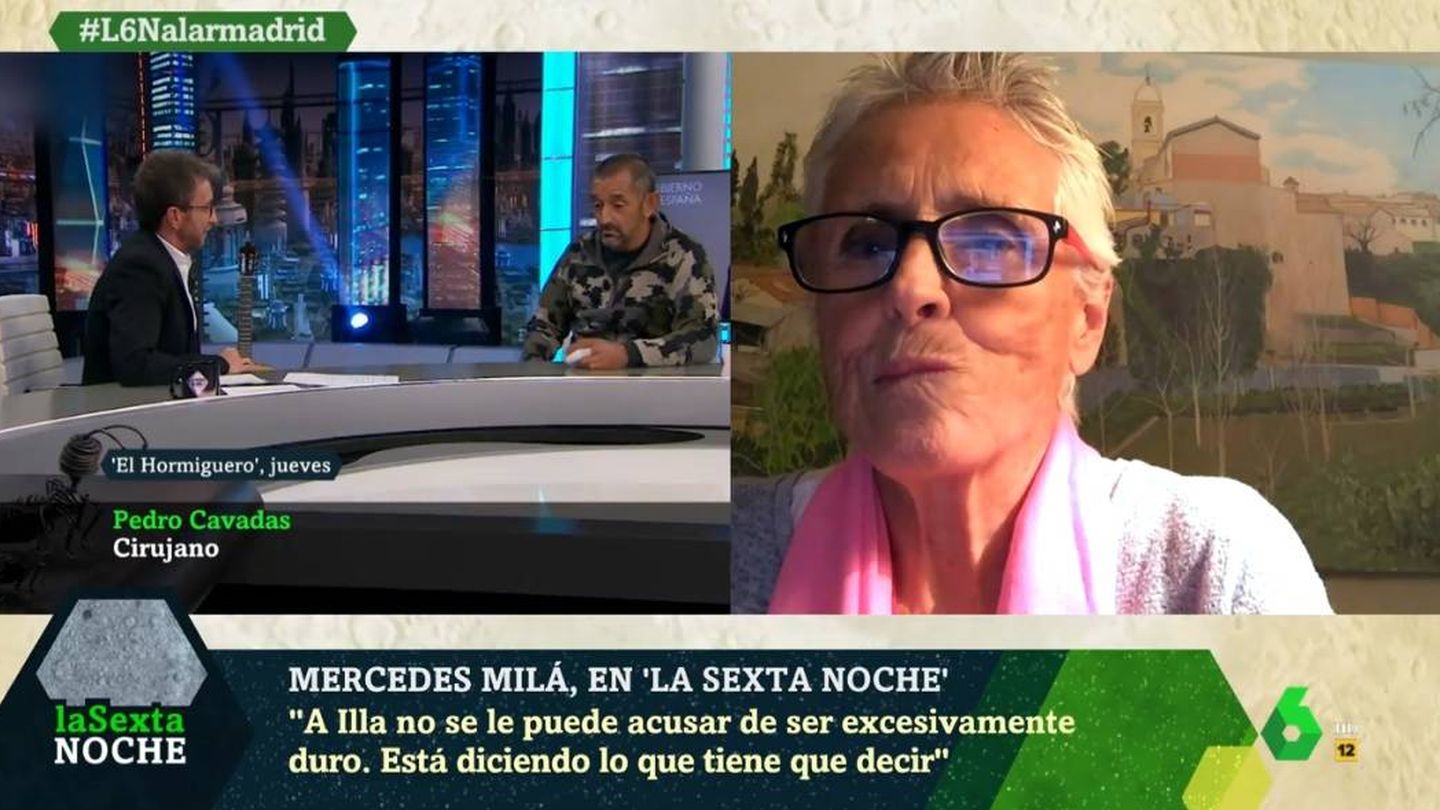 Mercedes Milá, en 'La Sexta noche'. (Atresmedia).