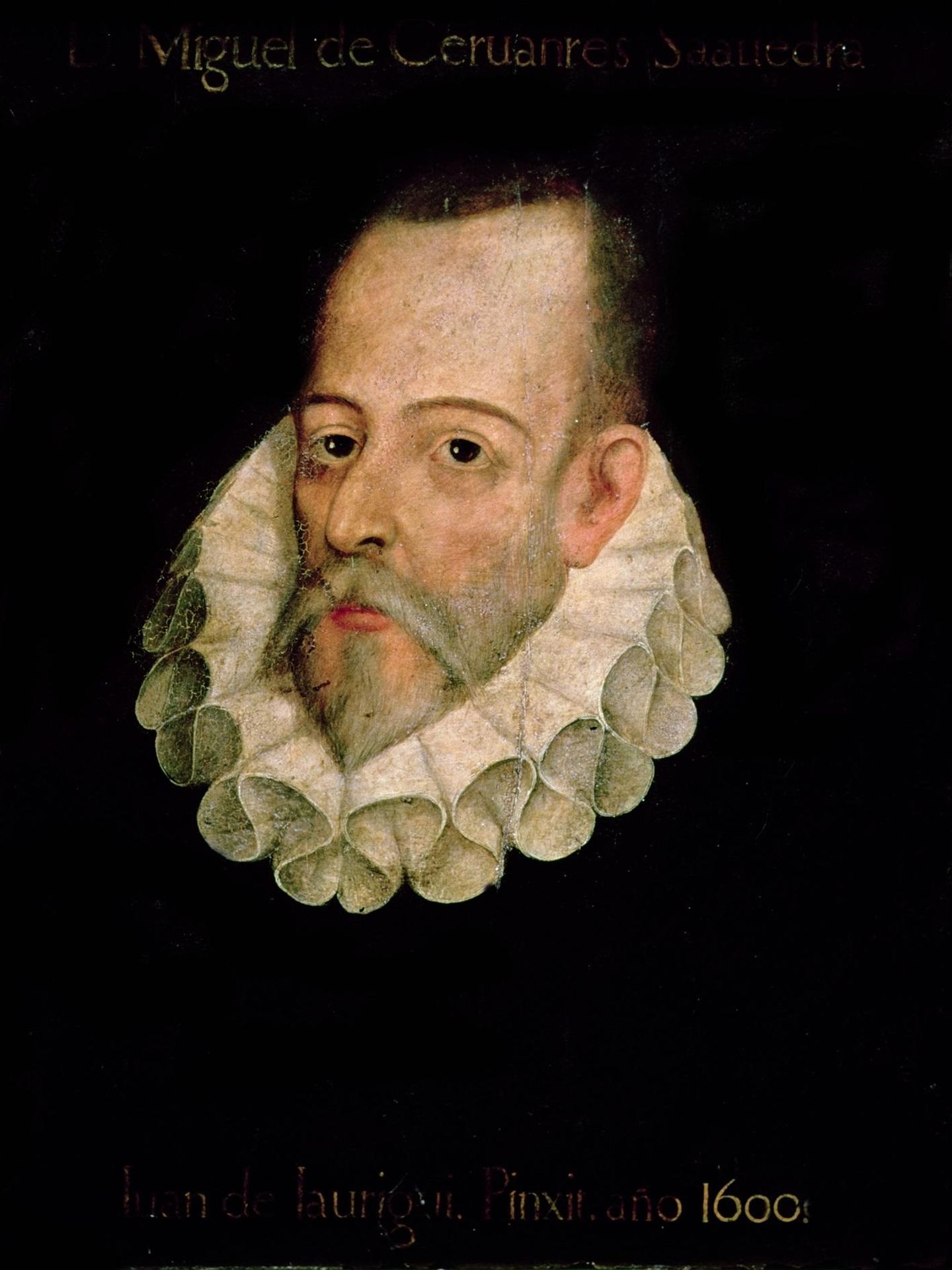 Retrato de Cervantes de Juan de Jáuregui. 