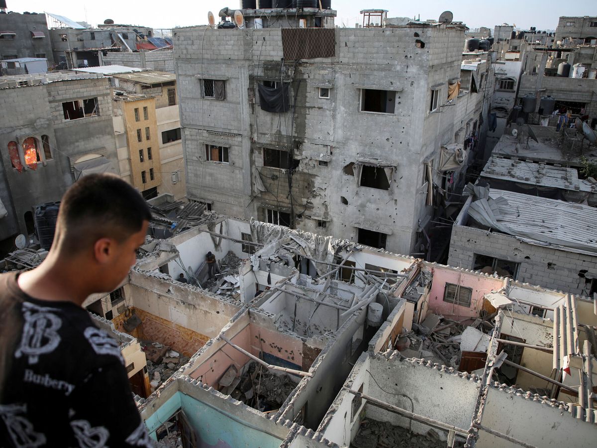 Foto: Destrucción en Rafah. (REUTERS / Hatem Khaled)