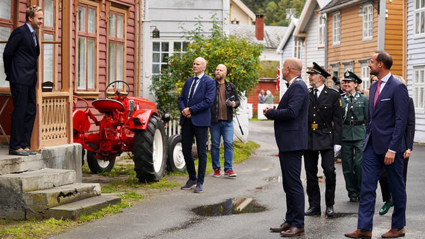 Haakon de Noruega en plena gira por su país. (Casa Real de Noruega)