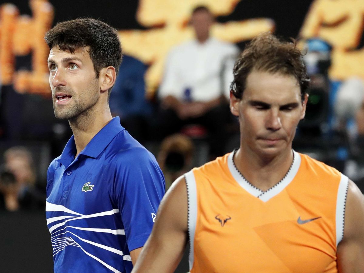 Foto: Djokovic y Nadal, durante la final del Open de Australia del pasado año. (Reuters)