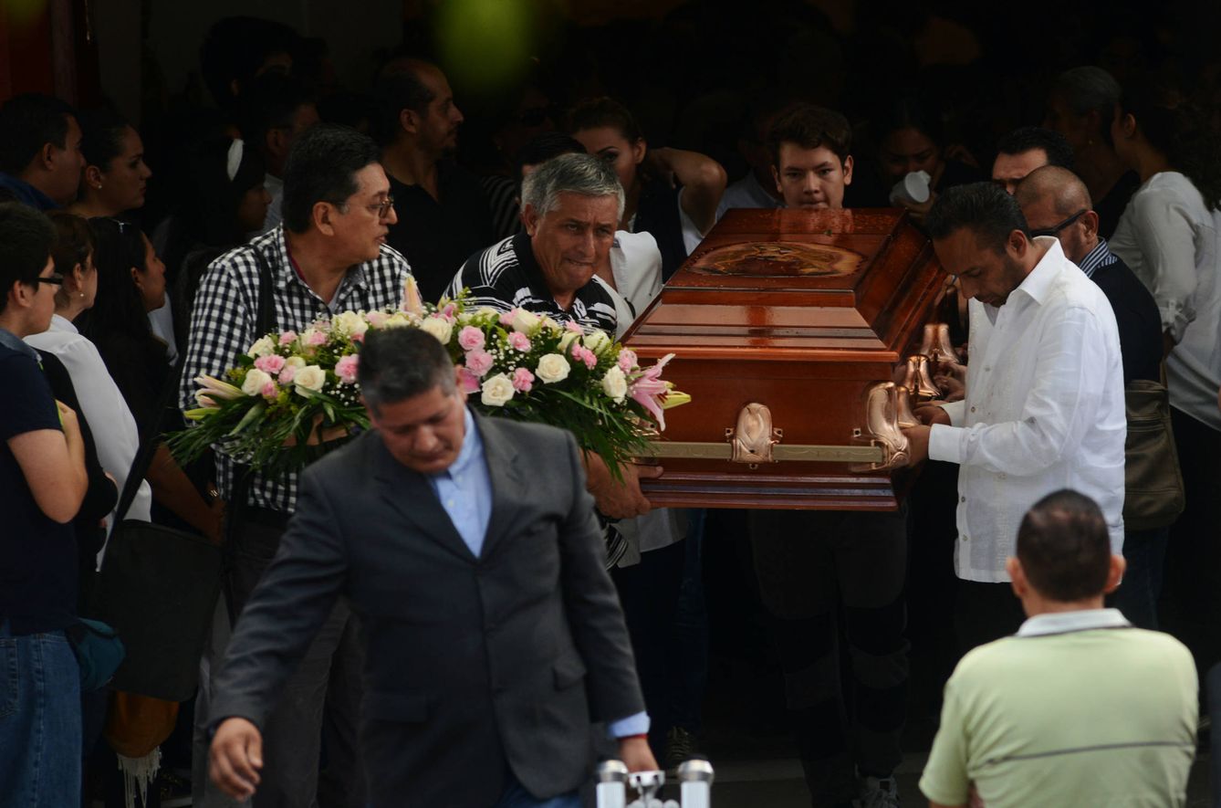 Funeral de Mara Castilla en Xalapa, México. (Reuters)