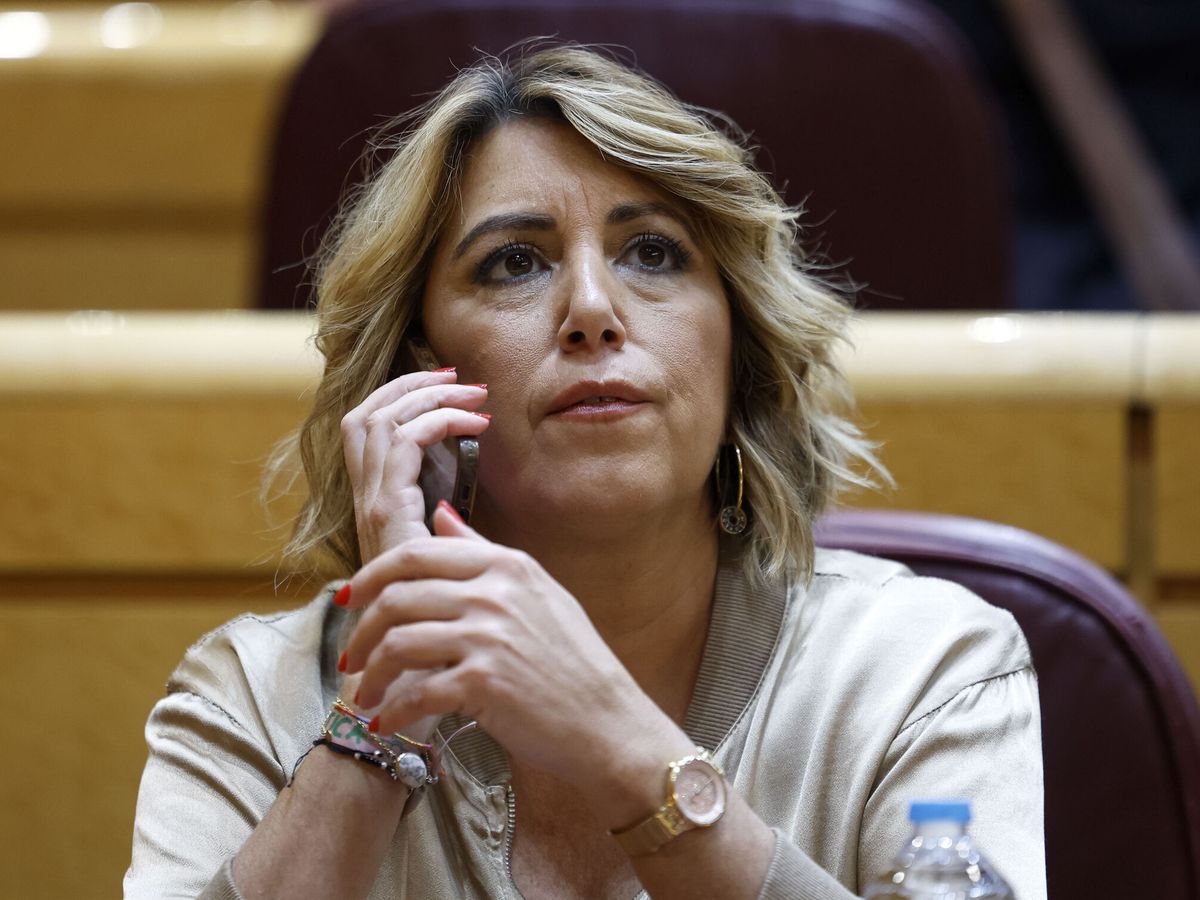 Foto: Susana Díaz, durante un Pleno en el Senado. (EFE/Daniel González)
