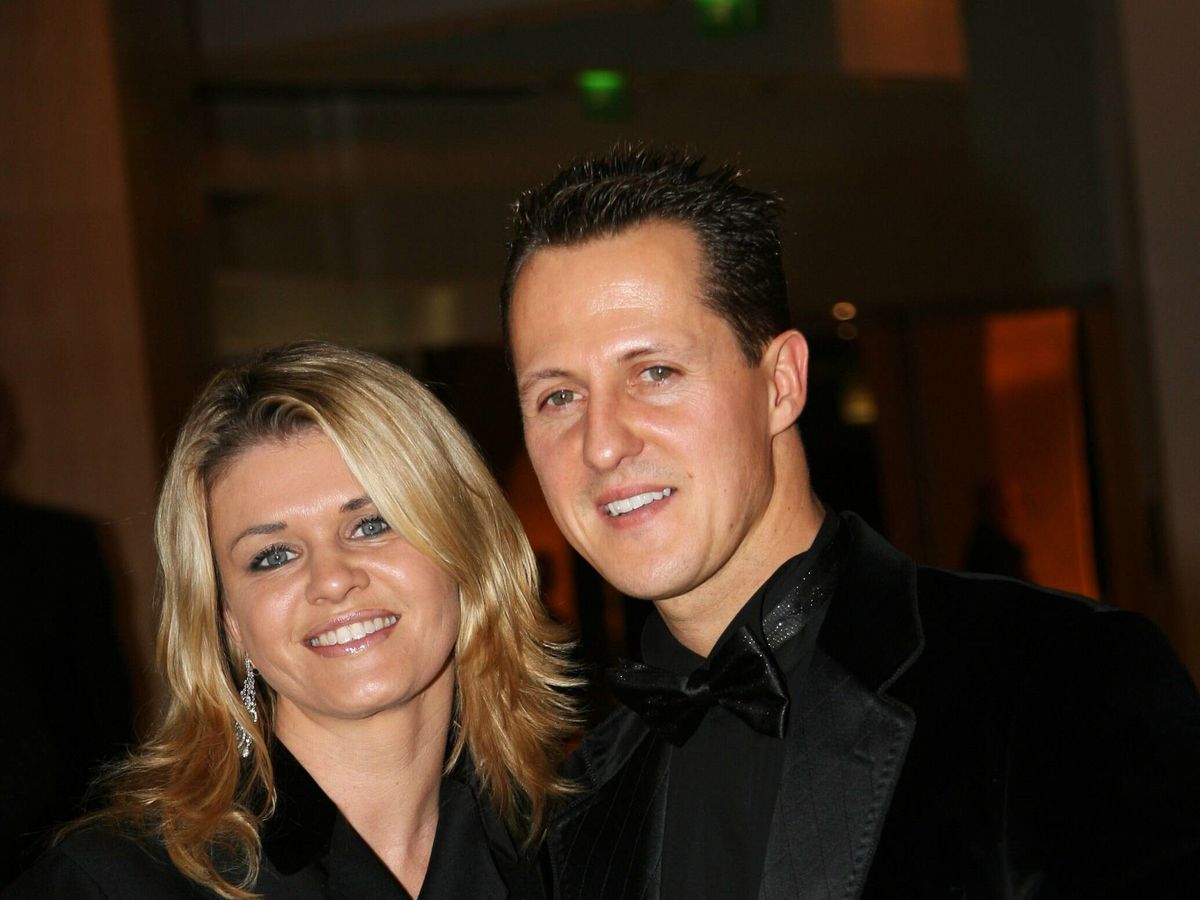 Foto: Corinna y Michael Schumacher en una imagen de archivo. (Getty)