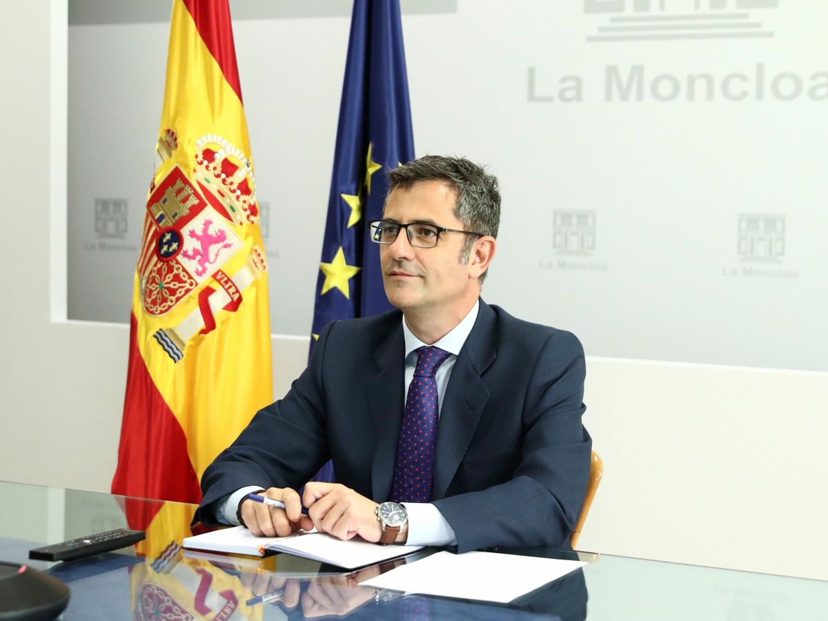 Foto: El ministro de la Presidencia, Félix Bolaños. (EFE)