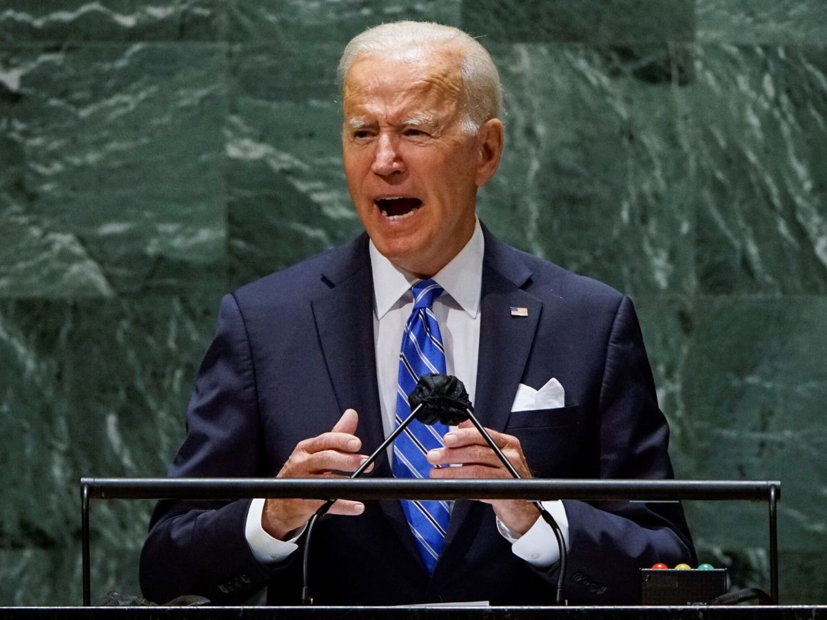 Foto: Joe Biden, durante la Asamblea de Naciones Unidas. (EFE)