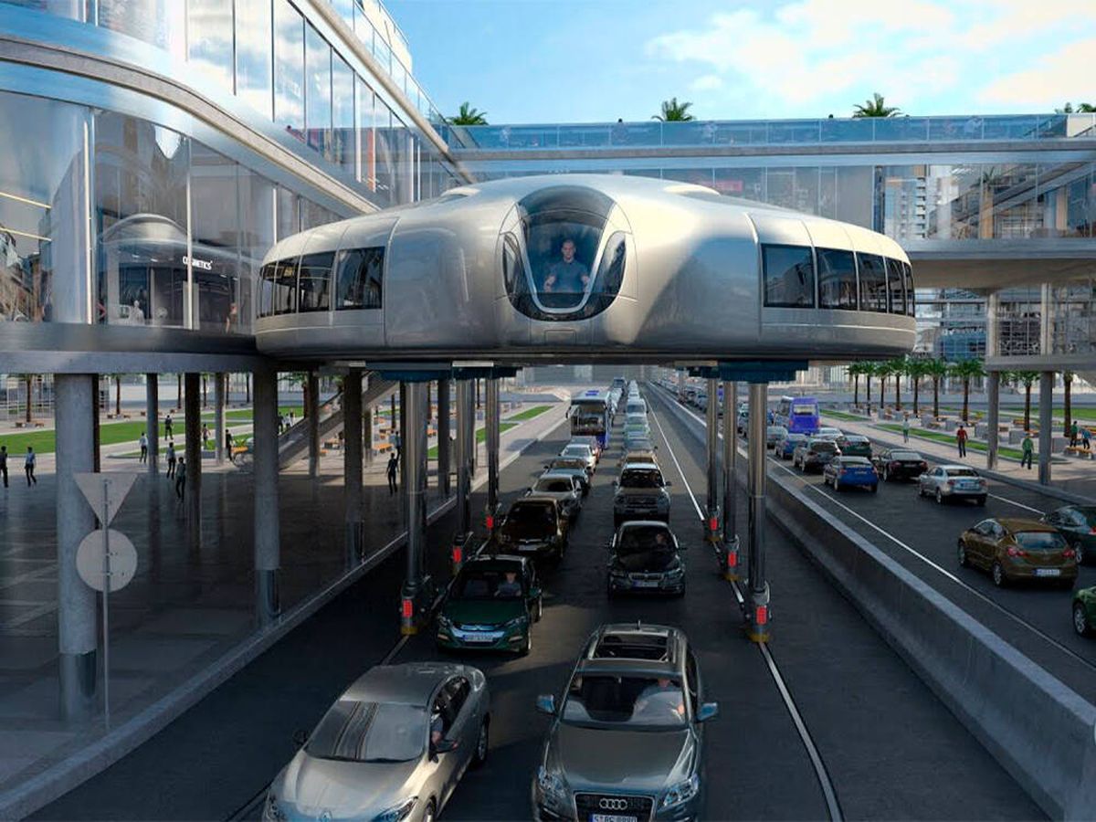 Foto: El transporte del futuro ¿Es viable o es todo ciencia ficción? (Twitter)