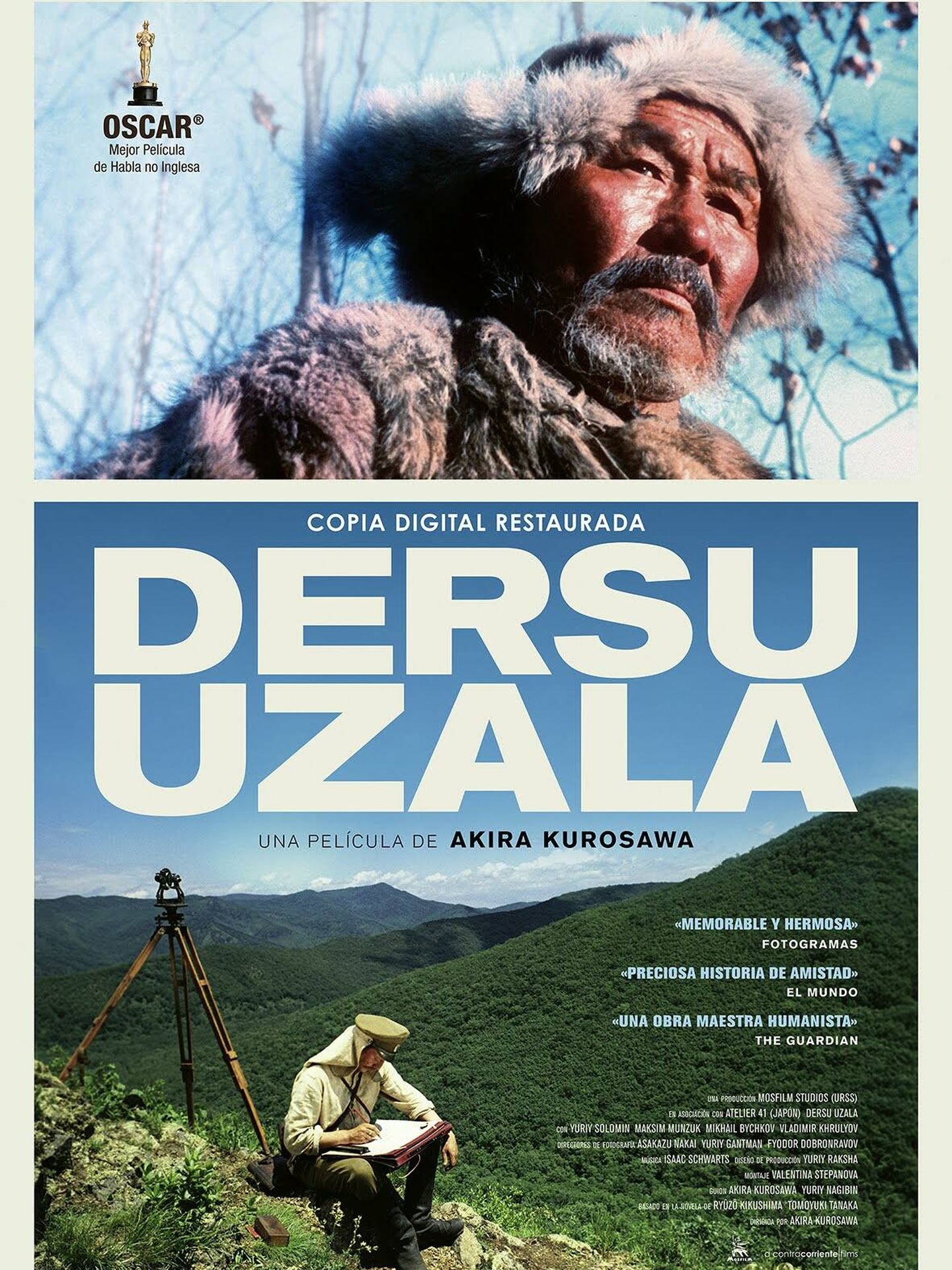 Cartel de la película restaurada en formato digital 'Dersu Uzala' ('El cazador'). (Sensacine)