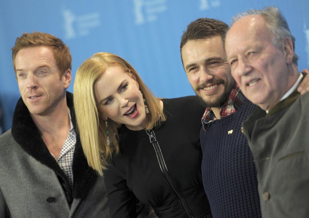 Foto: Damien Lewis, Nicole Kidman, James Franco y Werner Herzog en Berlín (Reuters)