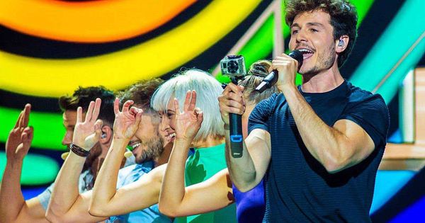 Foto: Miki Núñez, en el Festival de Eurovisión 2019. (RTVE)