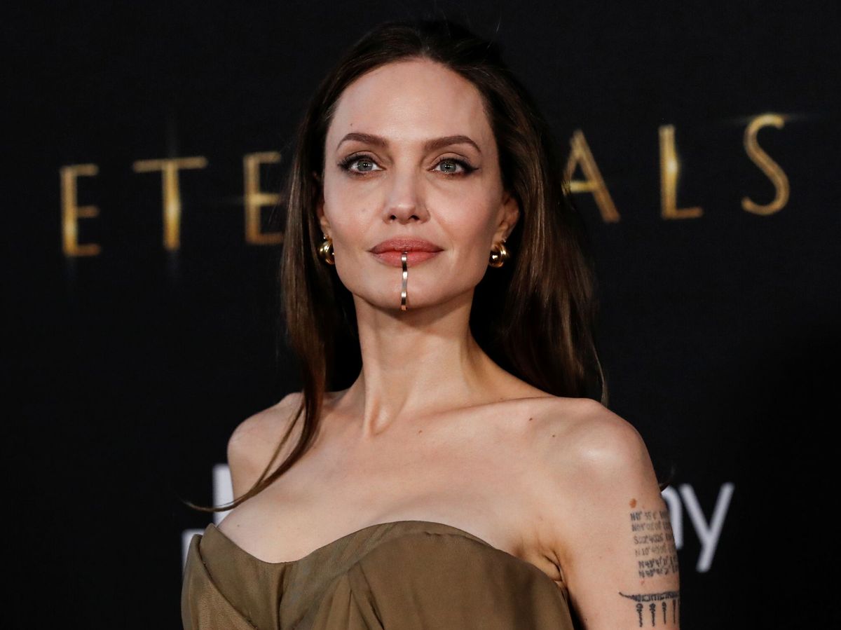 Foto: Angelina Jolie, en el estreno de 'Eternals'. (Reuters)