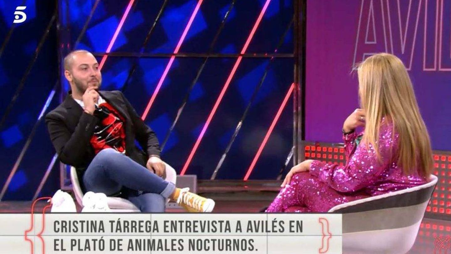 José Antonio Avilés y Cristina Tárrega, en 'Animales nocturnos'. (Telecinco)