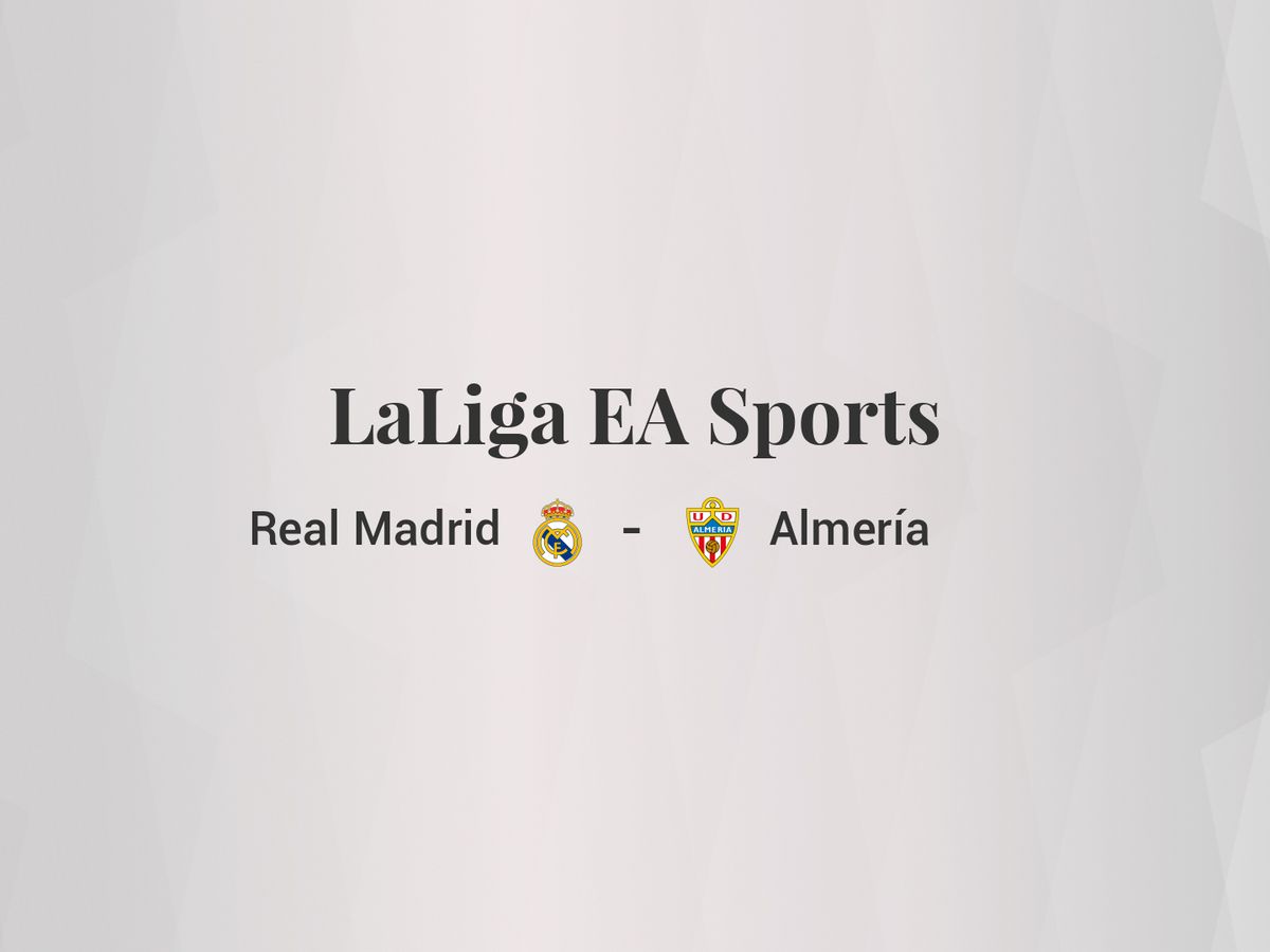 Foto: Resultados Real Madrid - Almería de LaLiga EA Sports (C.C./Diseño EC)