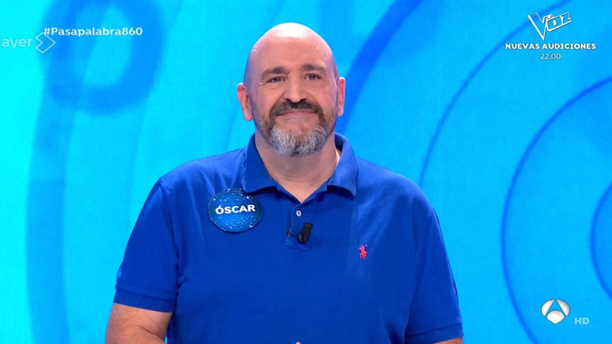 El temido Óscar Díaz ('¡Boom!') regresa a Antena 3 como nuevo concursante de 'Pasapalabra'
